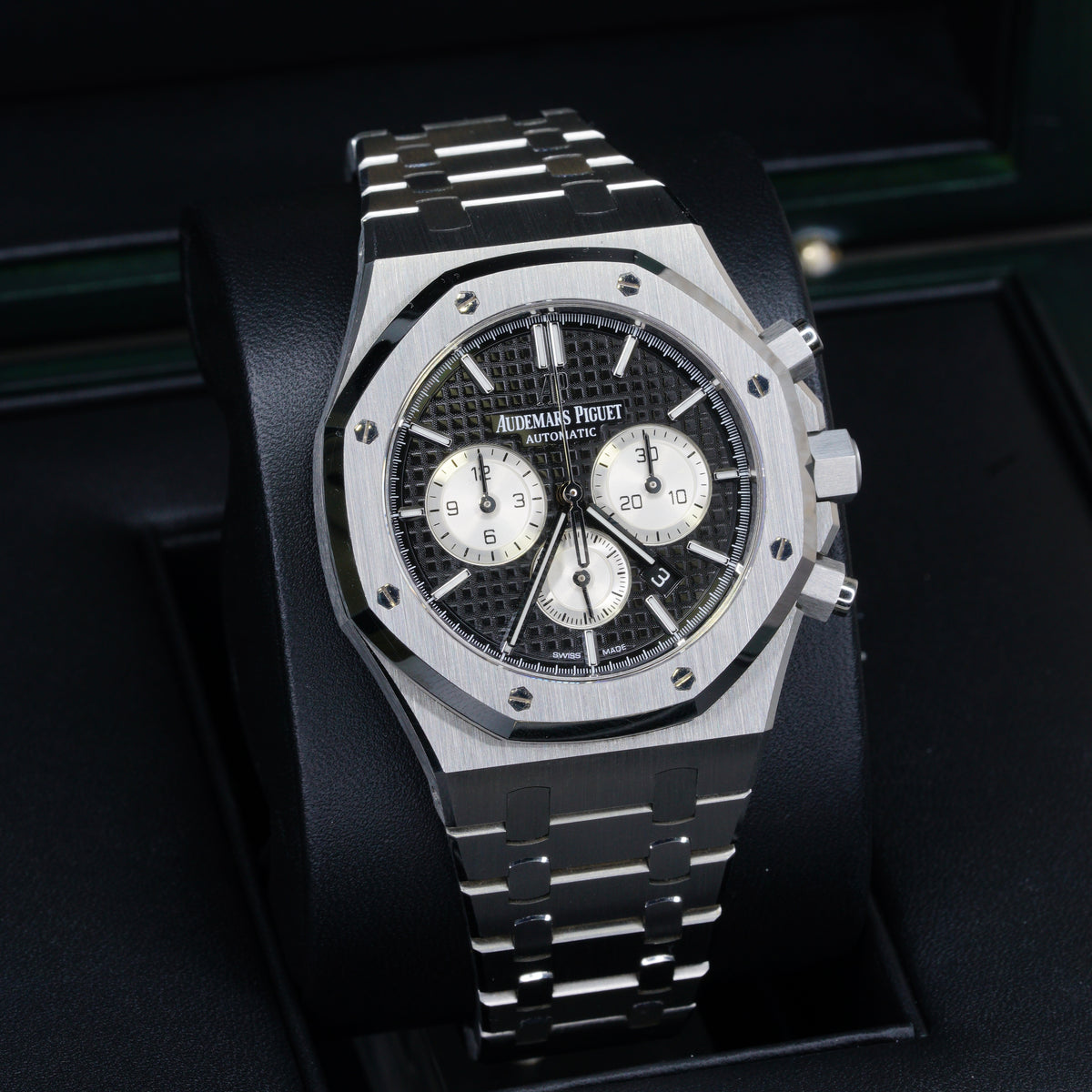 Audemars Piguet Royal Oak 26331ST.OO.1220ST.02 “BLACK OAK” Black Dial Stainless Steel 41mm
