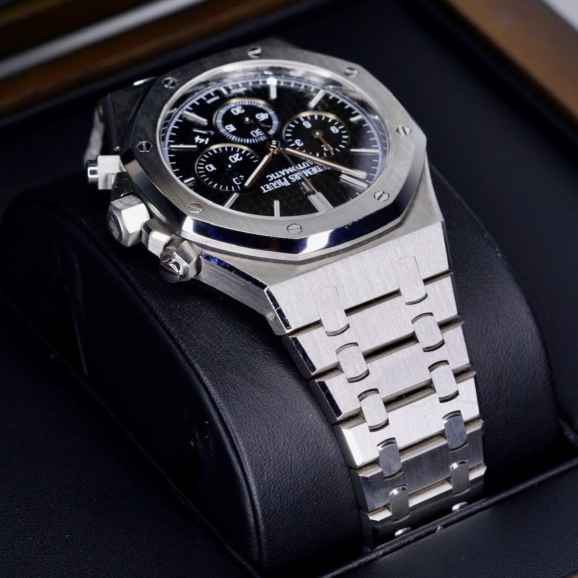 Audemars Piguet Royal Oak 26320ST.OO.1220ST.01 “BLACK OAK” Black Dial Stainless Steel Chronograph 41mm