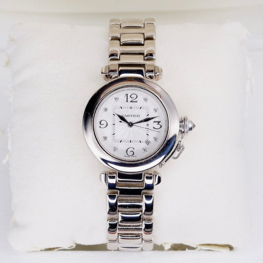 Cartier Pasha Diamond Dial White Gold