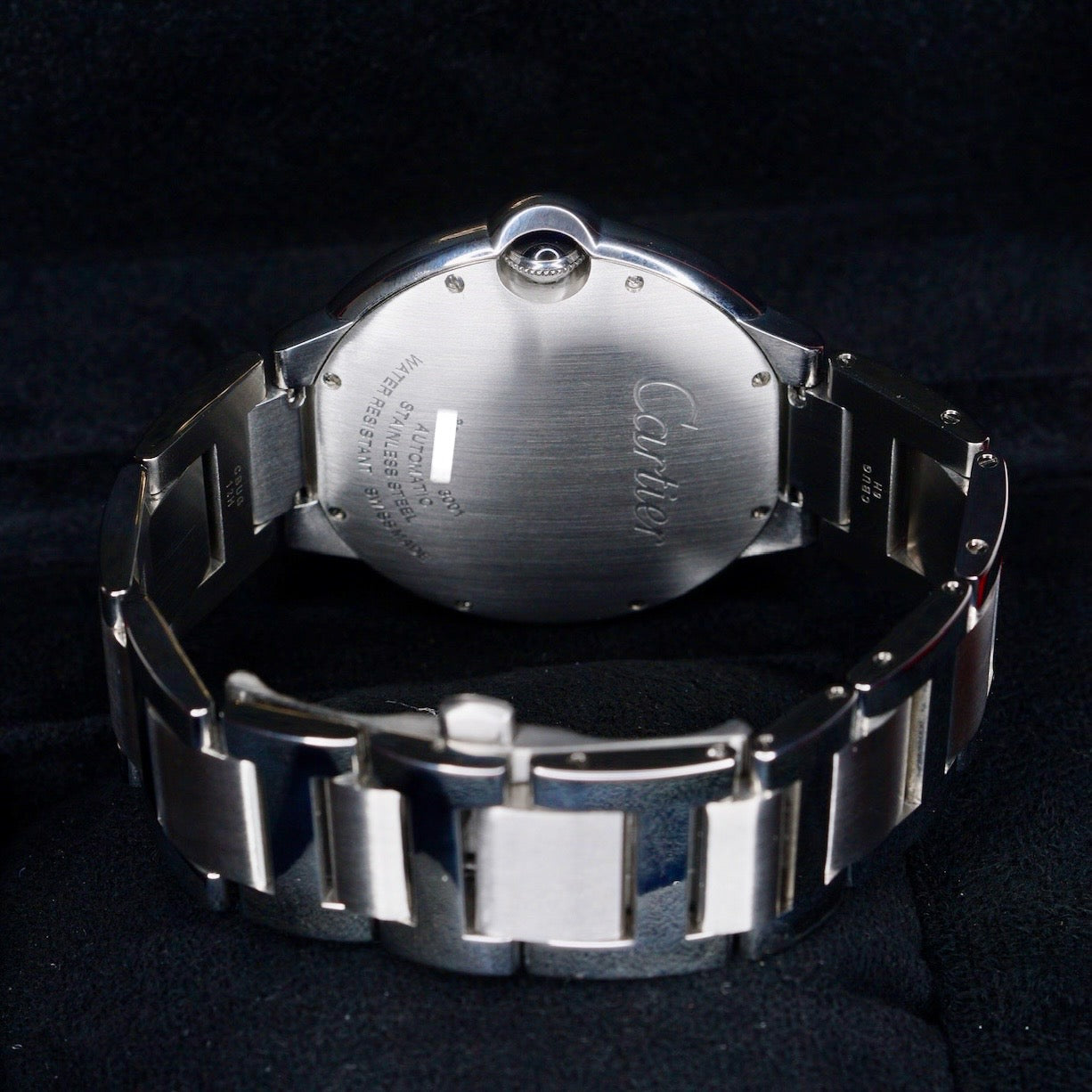 Cartier Ballon Bleu 3001 White Dial Stainless Steel 42mm