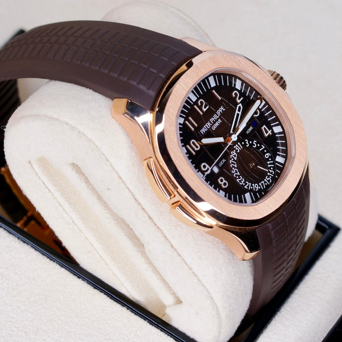 Patek Philippe Aquanaut 5164R-001 Brown Dial Tropical Strap 2020