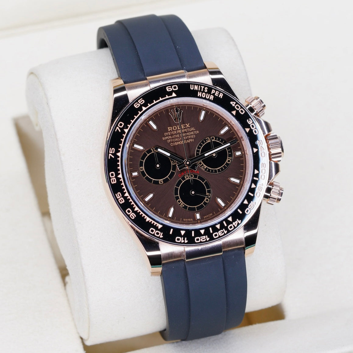 Rolex NEW 2026 Daytona 126515LN “CHOCOLATE” Brown Dial Rose Gold Oysterflex Cosmograph 40mm