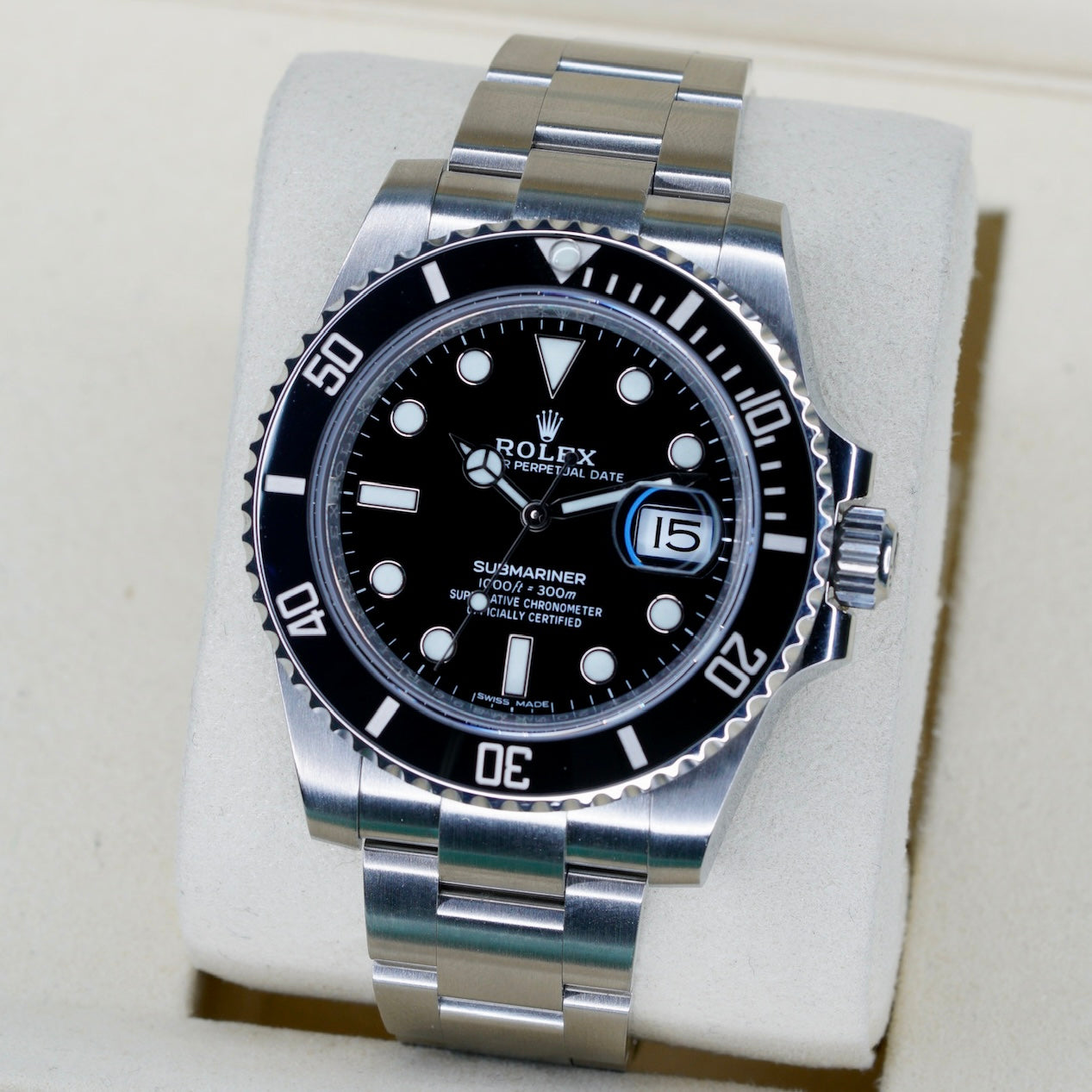 Rolex Submariner Date 116610LN Black Dial Stainless Steel Year of Transition 40mm 2020