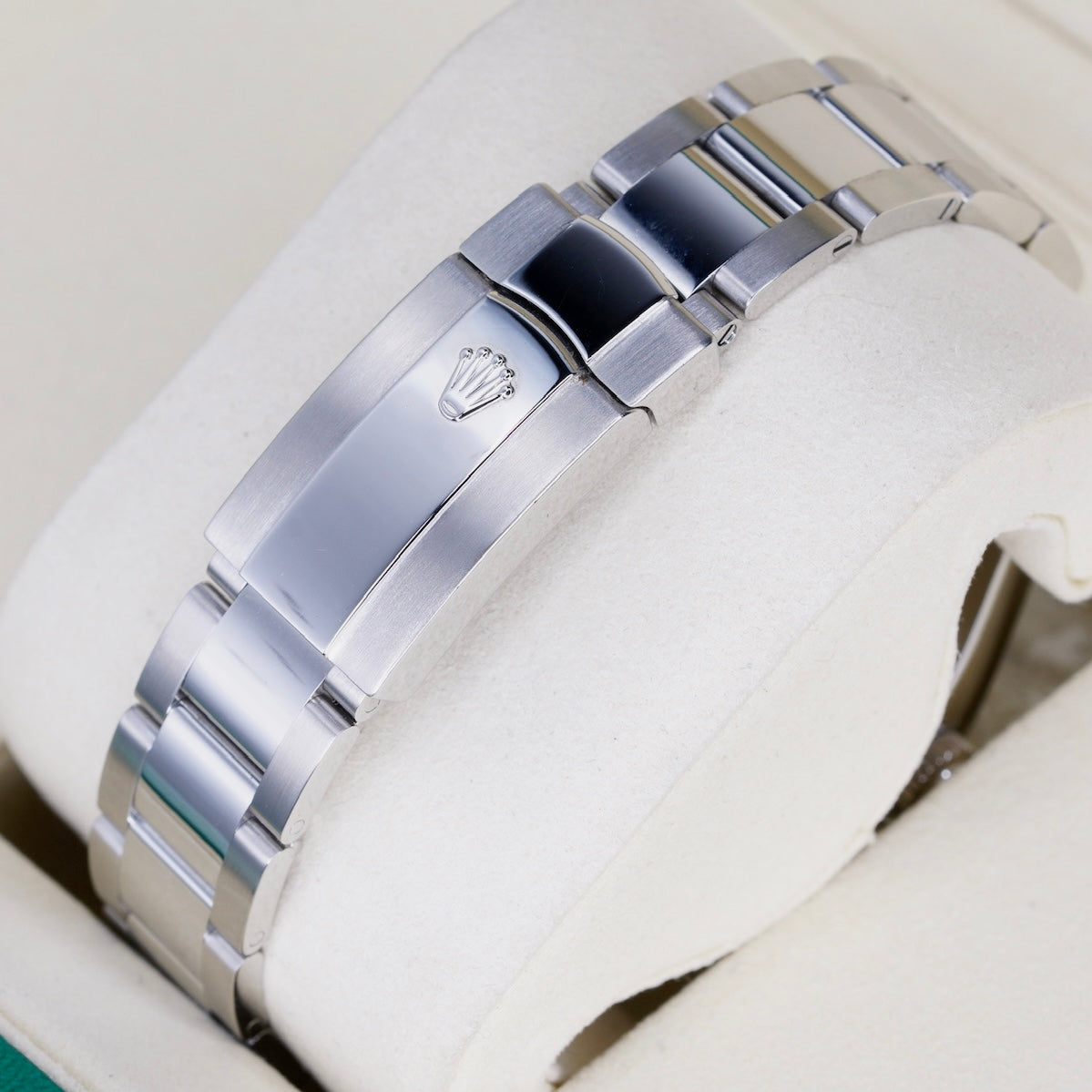 Rolex Milgauss 116400GV Blue Dial Green Crystal Stainless Steel 40mm