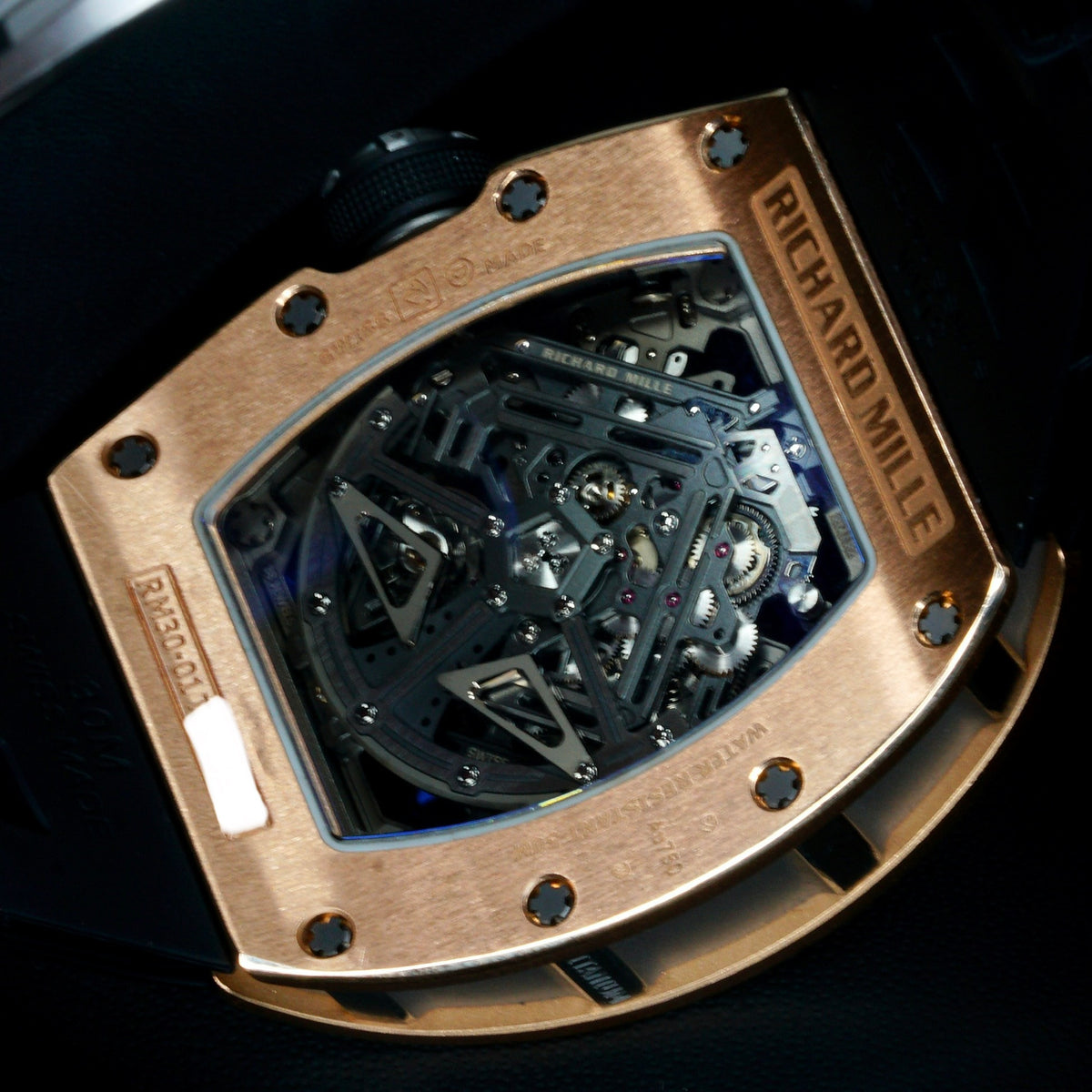 Richard Mille LIKE NEW 2026 RM 30-01 Skeleton Dial Rose Gold Rubber Strap
