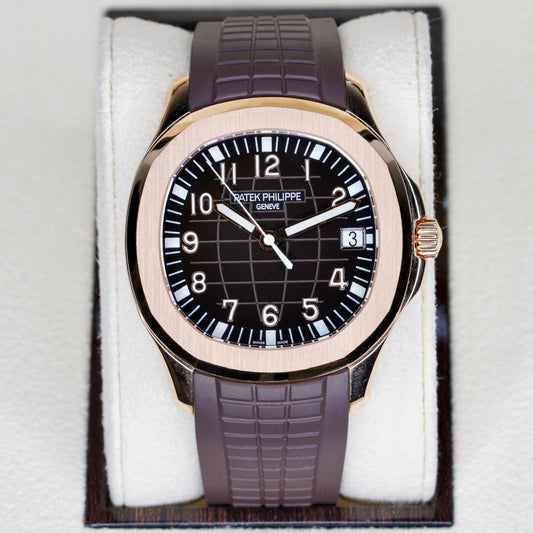 Patek Philippe Aquanaut 5167R-001 “BRUN AQUA” Brown Dial Rose Gold Tropical Strap 40mm 2022