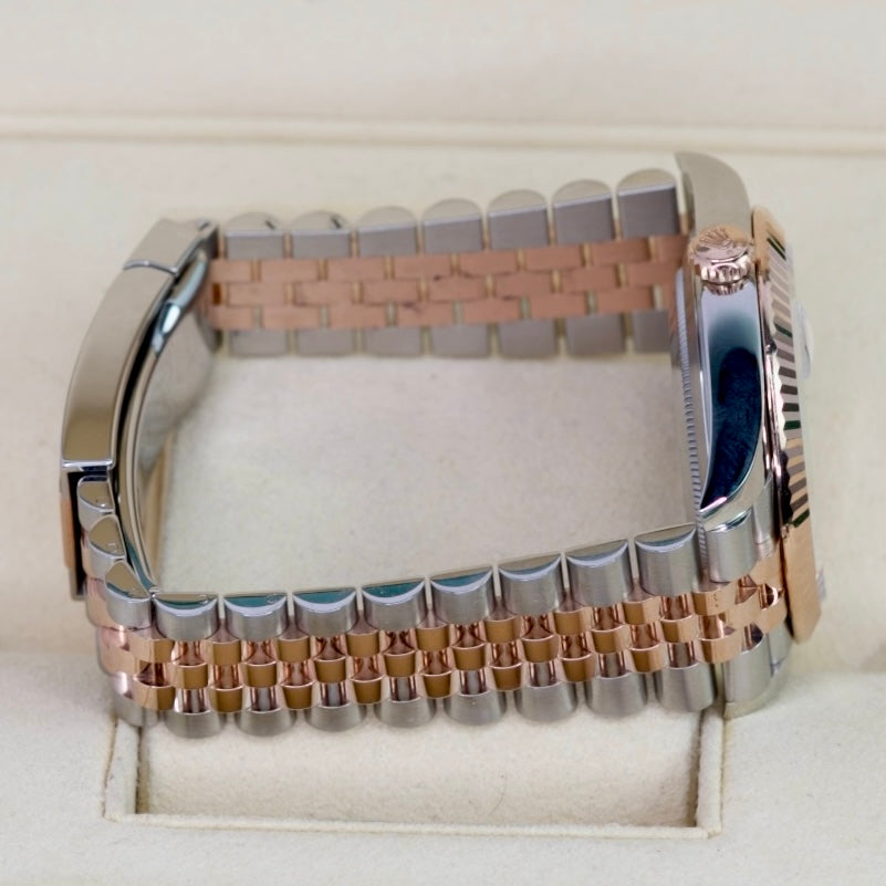 Rolex Datejust 126331 “CHOCOLATE” Brown Stick Dial Rose Gold & Steel Jubilee 41mm