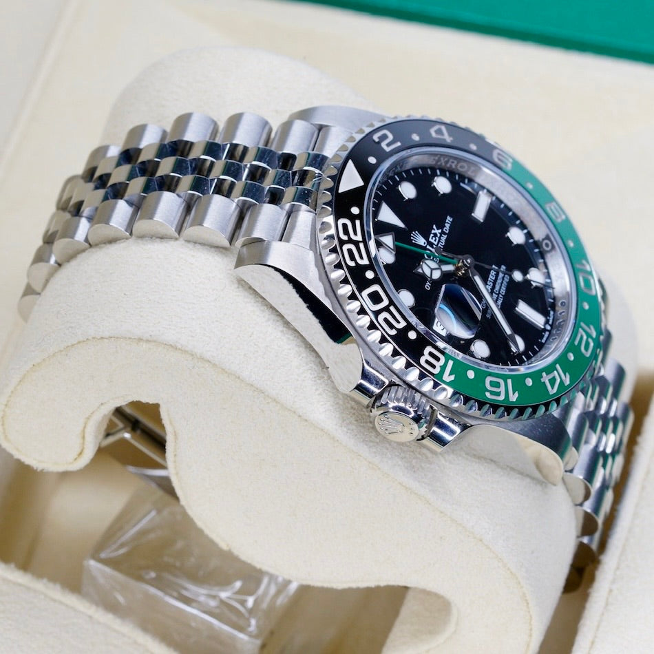 Rolex GMT-Master II 126720VTNR “SPRITE” Black Dial Green & Black Bezel Stainless Steel Jubilee 40mm 2024
