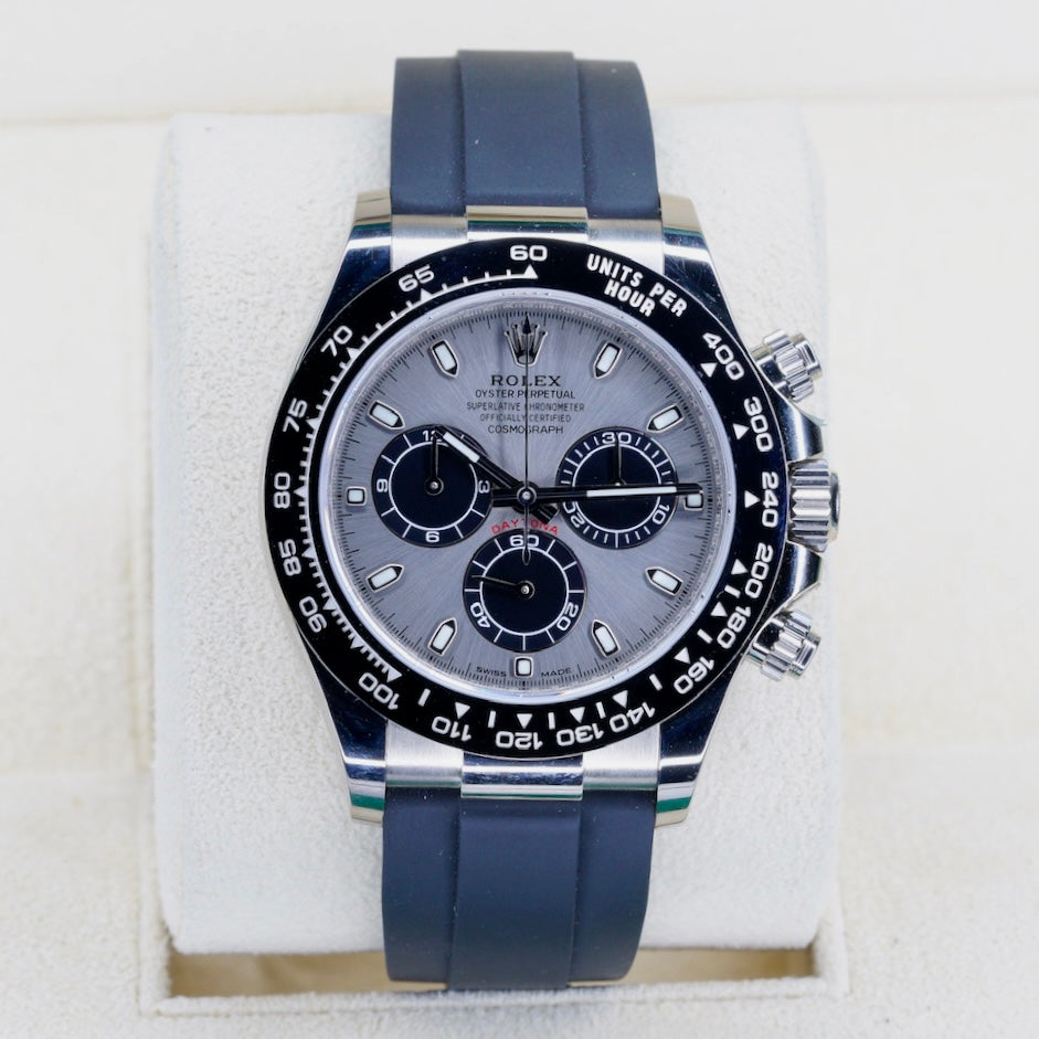 Rolex Daytona 116519LN-0006 “GHOST” Grey Dial White Gold Oysterflex 40mm 2020