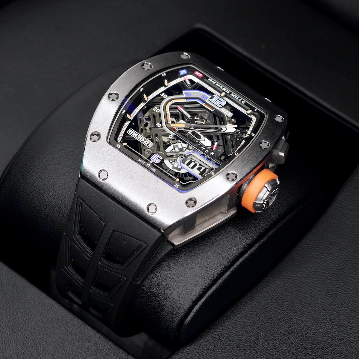 Richard Mille RM 30-01 Skeleton Dial Declutchable Rotor 42mm