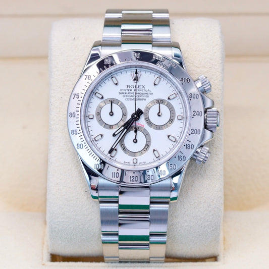 Rolex Daytona 116520 White Dial Stainless Steel 40mm 2008