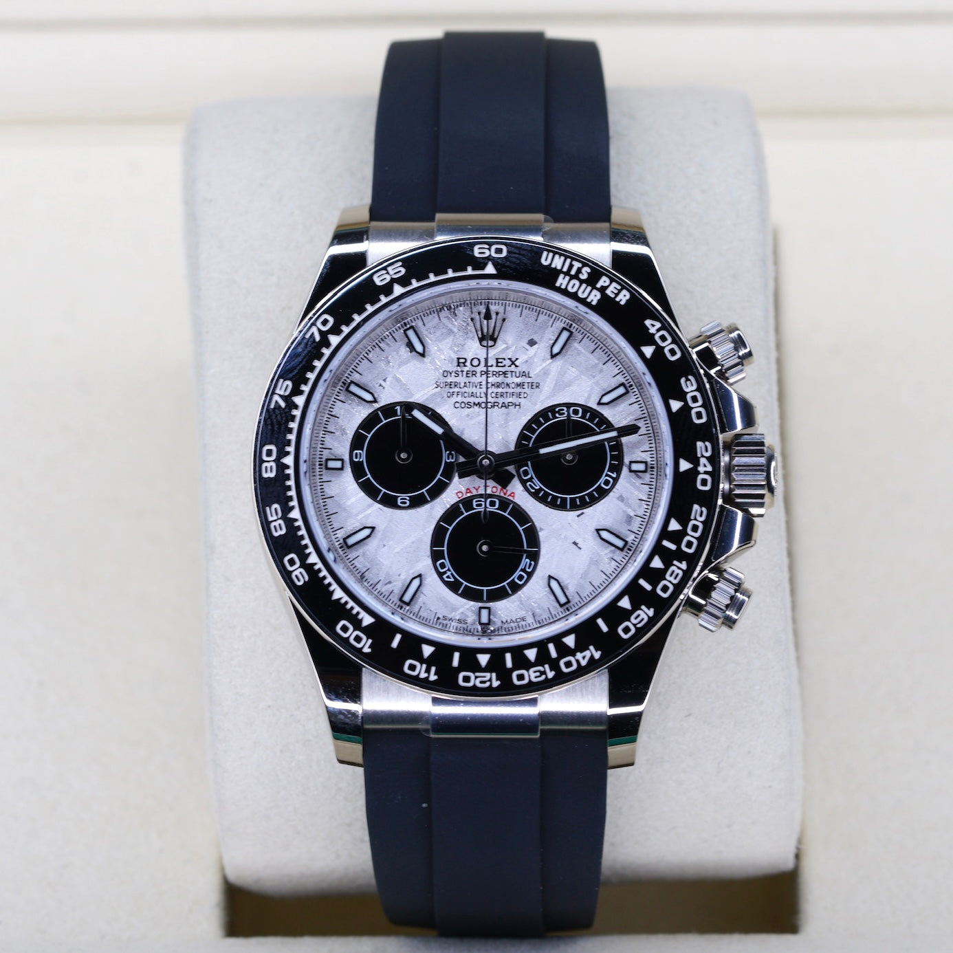 Rolex NEW 2026 Daytona 126519LN “METEORITE” Meteorite Dial White Gold Oysterflex 40mm