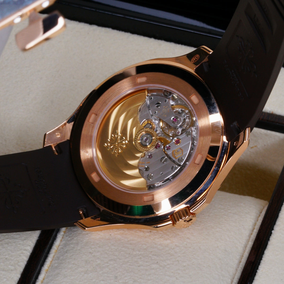 Patek Philippe NEW 2026 Aquanaut 5167R-001 “BROWN AQUA” Chocolate Dial Rose Gold Tropical Strap 40mm