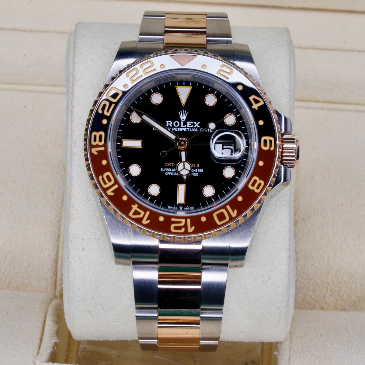 Rolex GMT-Master II 126711CHNR “ROOTBEER” Black Dial Stainless Steel 2021