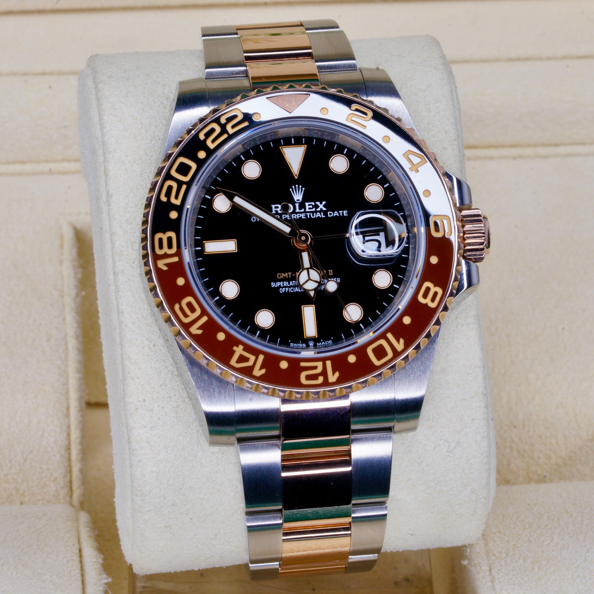 Rolex GMT-Master II 126711CHNR “ROOTBEER” Black Dial Stainless Steel 2021